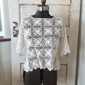 Vintage Crochet Blouse